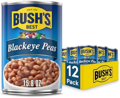 Amazon.com: Bush's Best Canned Blackeye Peas (Pack of 12